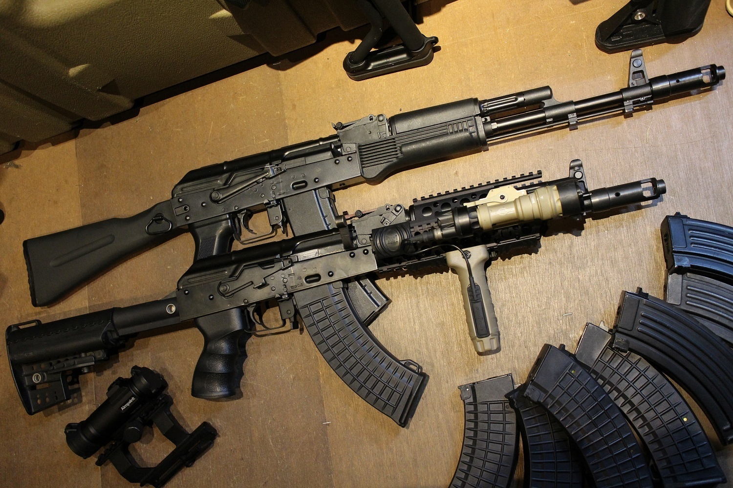 銃器紹介 ＢＨＩ ＡＫ１０４ ＳＯＰＭＯＤ 実物カスタム: 戦え!さばげぶっ!チーム孤独